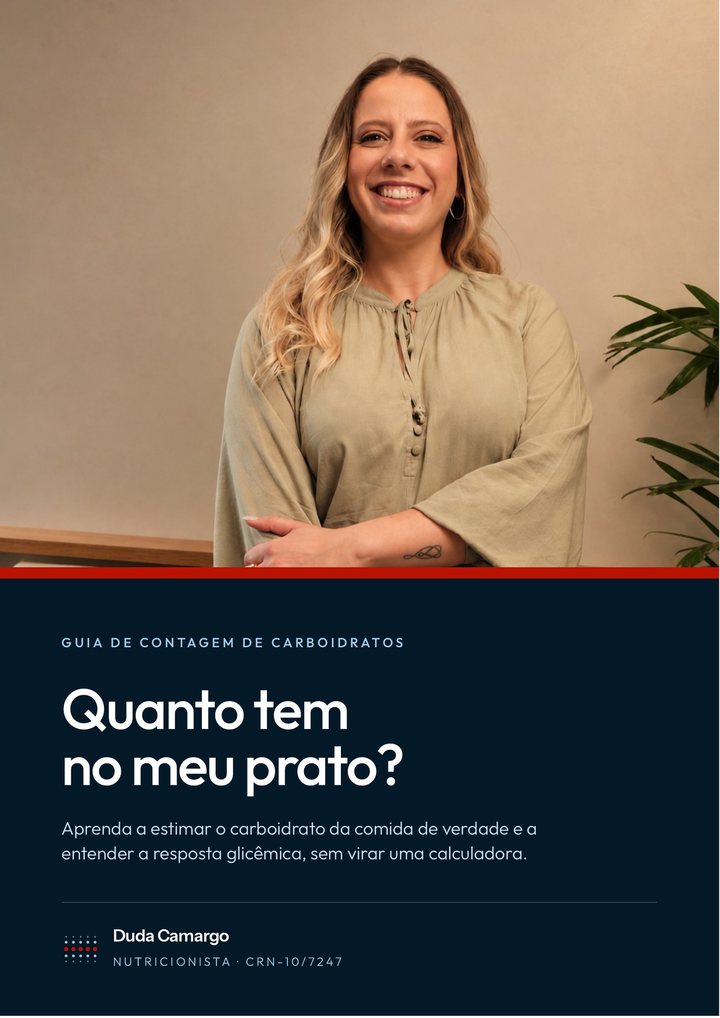 Capa do guia Quanto tem no meu prato?, com a foto de Duda Camargo